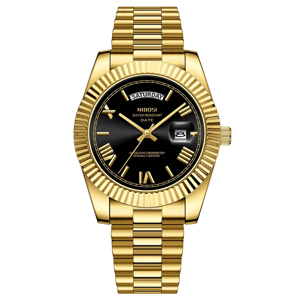 Luxurious Stainless Steel Quartz Watch