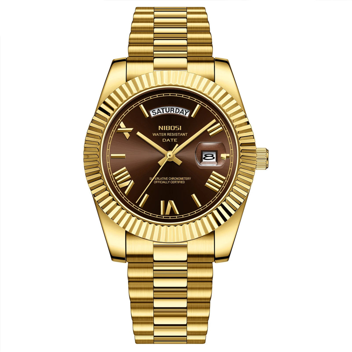 Luxurious Stainless Steel Quartz Watch