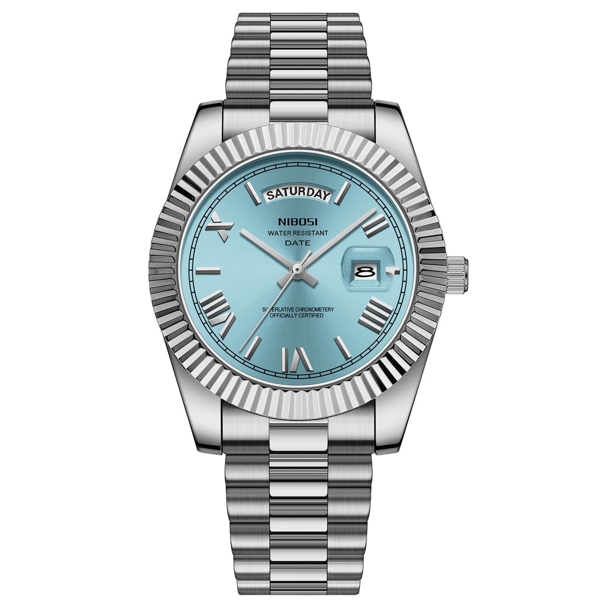 Luxurious Stainless Steel Quartz Watch