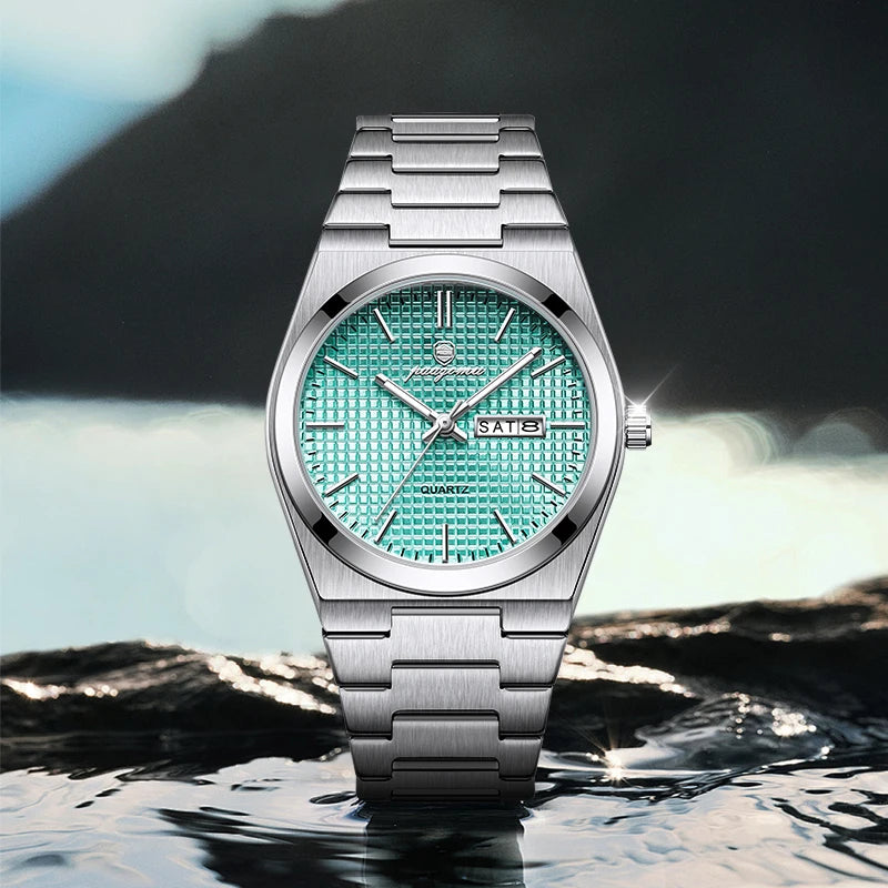 Customized Watch PAAZOMU Luxury Men Clock Fashion Luminous Waterproof Chronograph Date Watch For Man Quartz Men's Watches Relojio