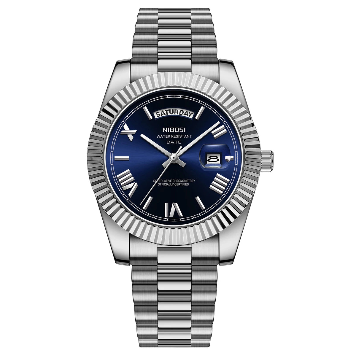 Luxurious Stainless Steel Quartz Watch