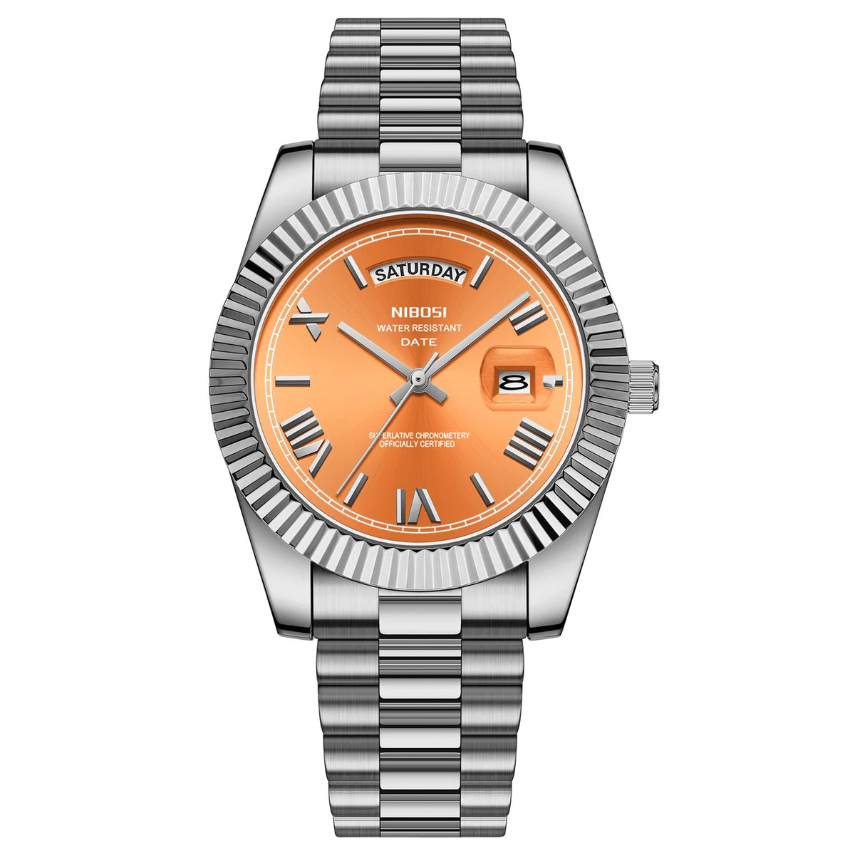 Luxurious Stainless Steel Quartz Watch