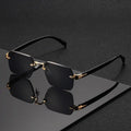 Fashion Rimless Rectangle Sunglasses Unisex
