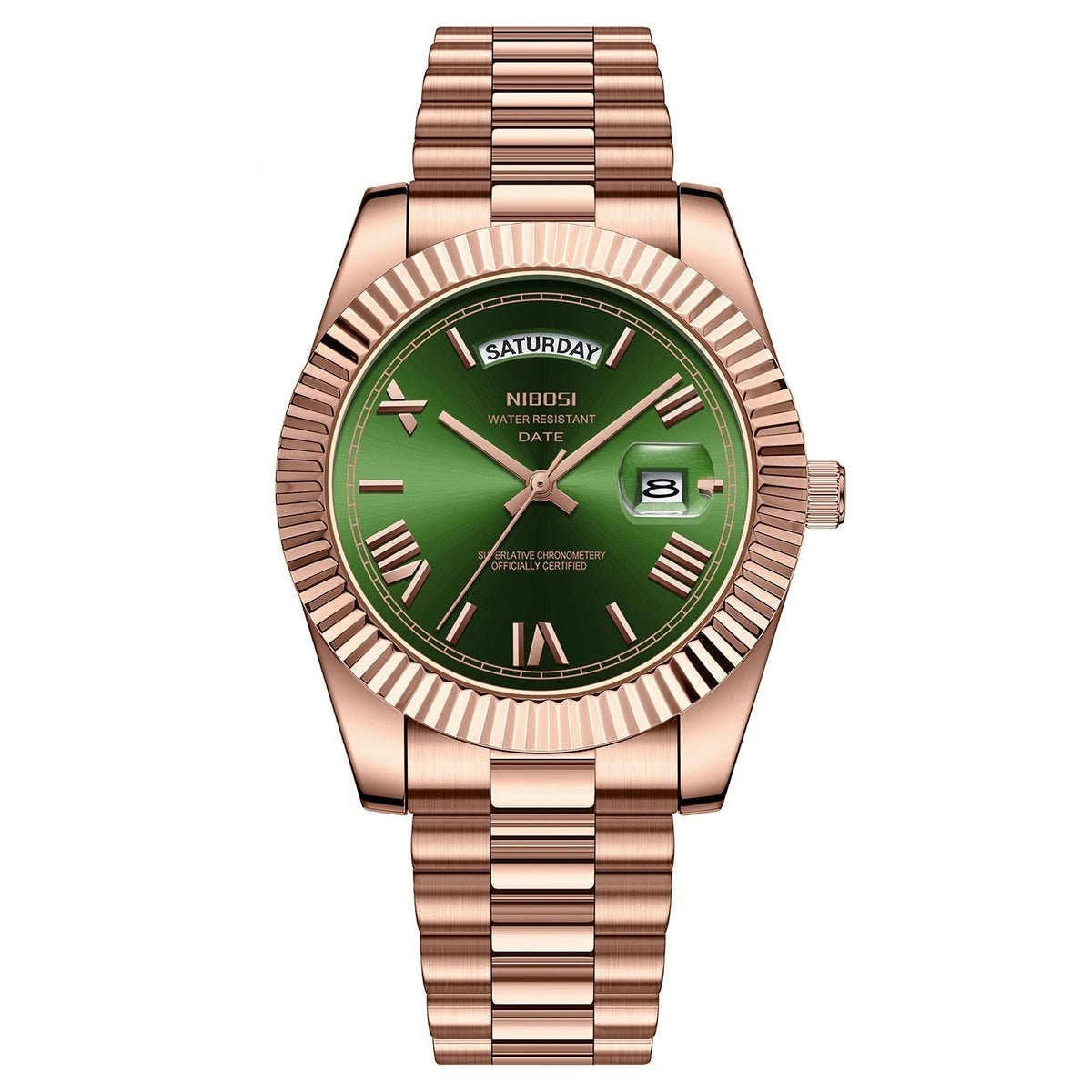 Luxurious Stainless Steel Quartz Watch