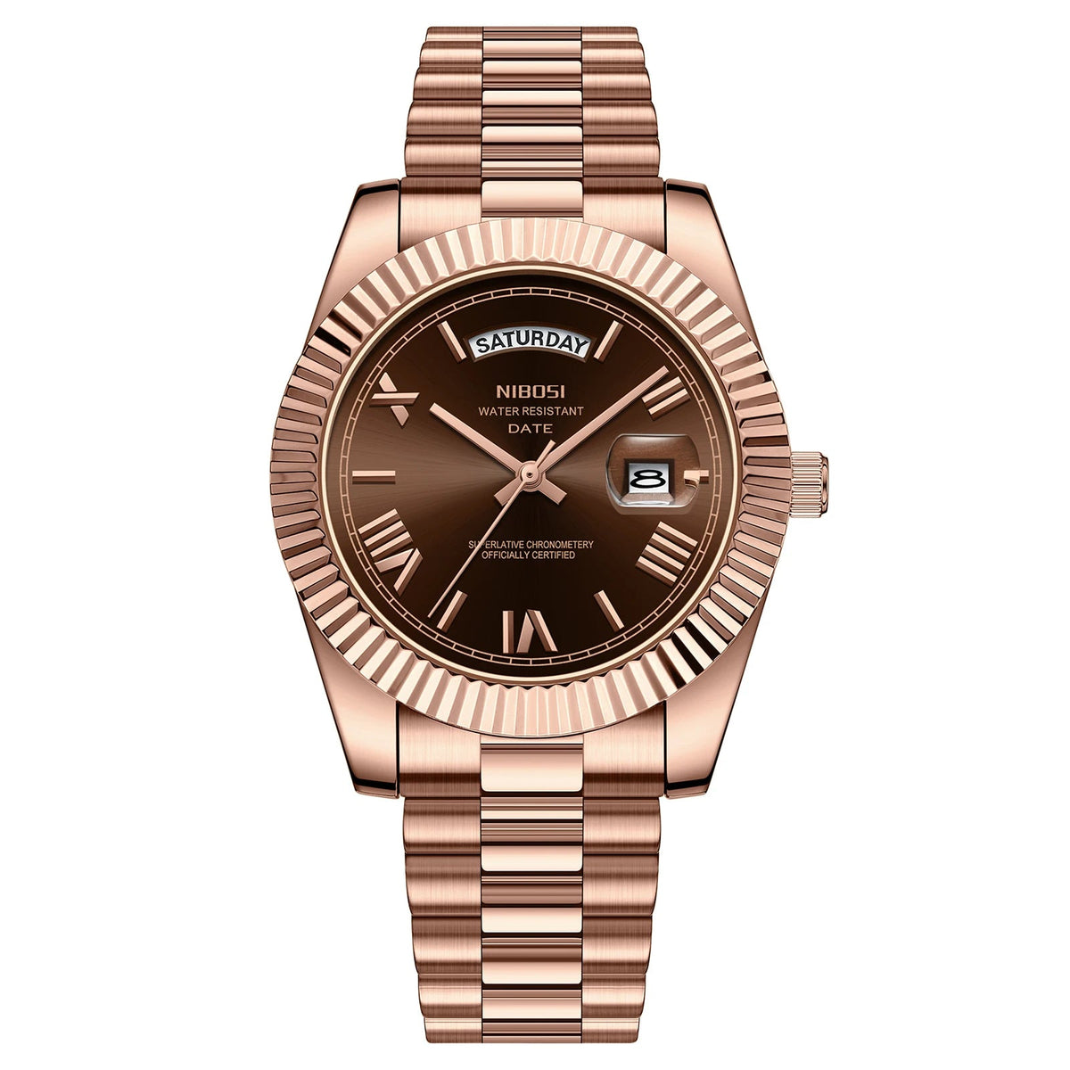 Luxurious Stainless Steel Quartz Watch